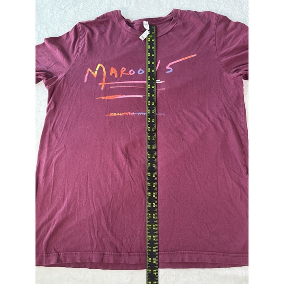 Maroon 5 Beautiful Mistakes Double Sided Band Concert T-Shirt Mens Size XL - Picture 5 of 11